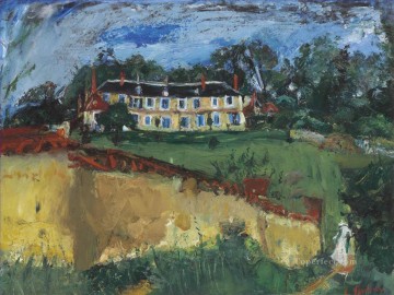 風景 Painting - シャルトル シャイム スーティン近くの古い家プラン シーン風景
